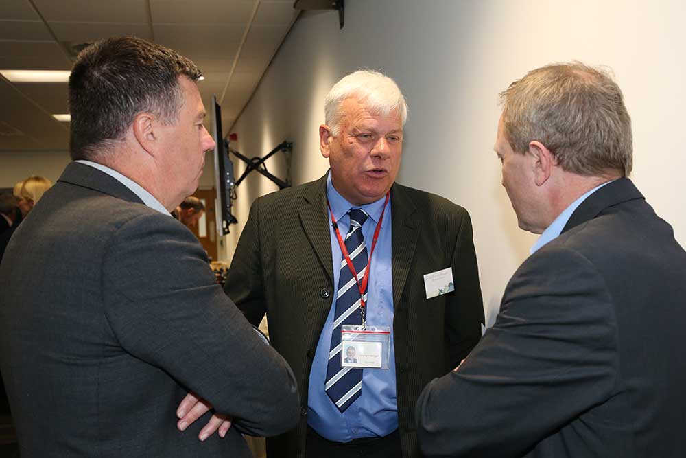 John Flaherty and Cllr Graham Morgan Knowsley Council and Mark Waire Bloor Homes
